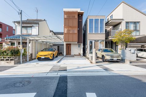 中村区剣町 新築戸建 前面道路含む外観