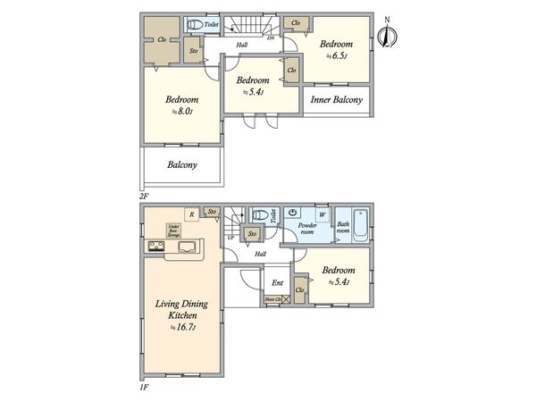 /あま市篠田陰島 新築戸建 間取図(平面図) /あま市篠田陰島 新築戸建 間取図(平面図)