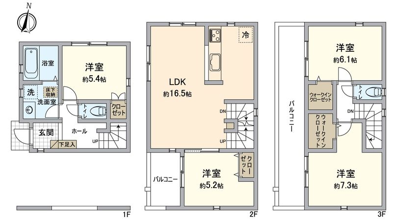中村区大正町2丁目 新築戸建 間取図(平面図)