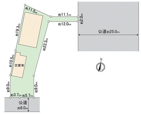 名古屋市西区城町 間取図(平面図)