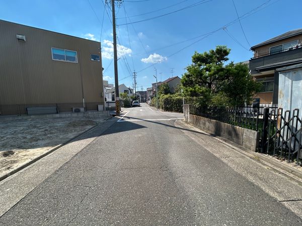 中村区北畑町3丁目 新築戸建 前面道路含む外観