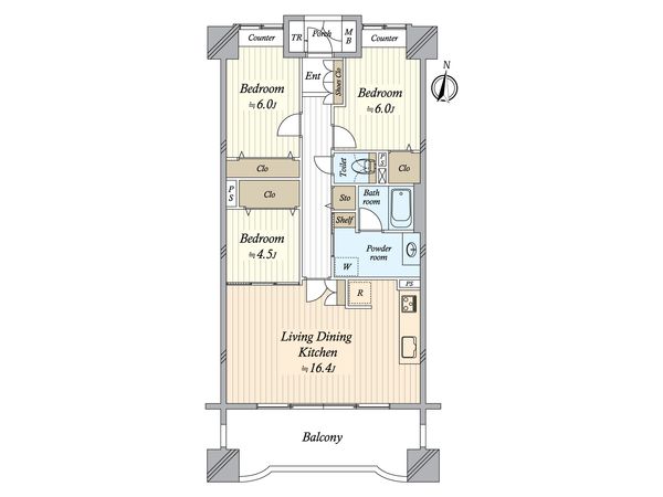サンパーク名駅スクエア 間取図(平面図) サンパーク名駅スクエア 間取図(平面図)