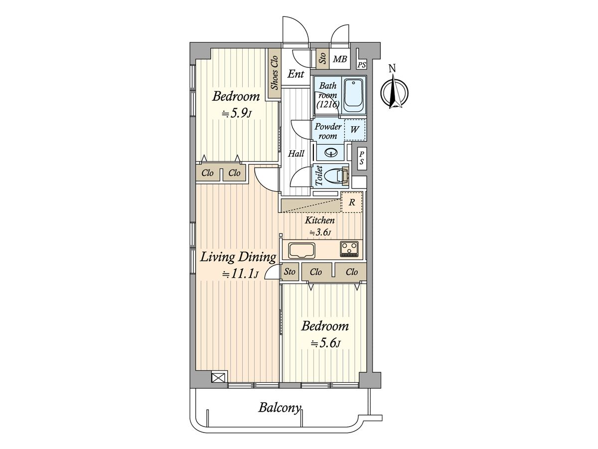 間取図(平面図)