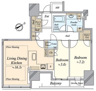 間取図(平面図)