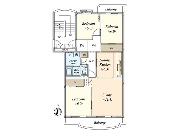 パストラルハイム明徳五番館 室内