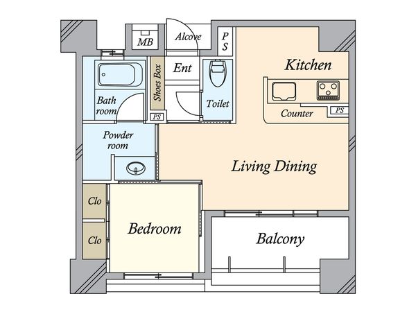 BELISTA那古野 間取図(平面図) BELISTA那古野 間取図(平面図)