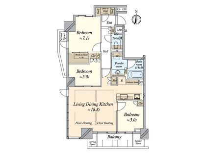 間取図(平面図)