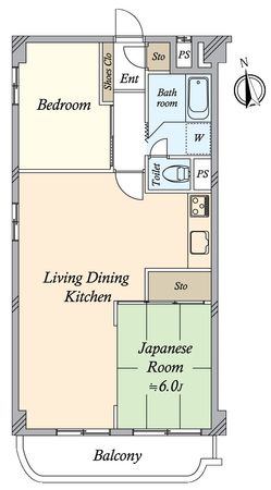 ドミール東山 間取図(平面図)