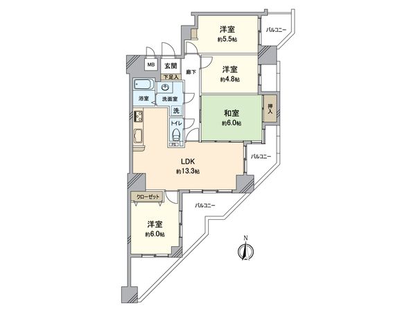 間取図(平面図)
