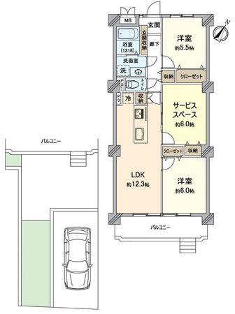 間取図(平面図)