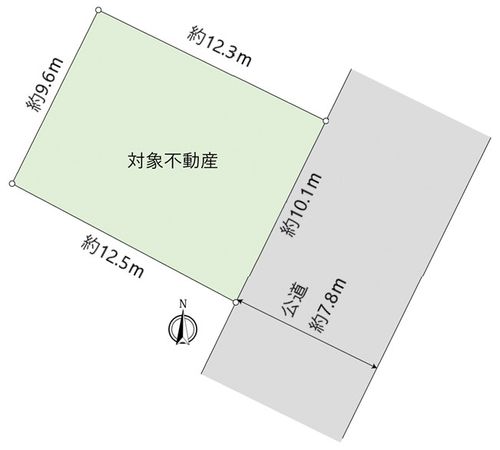 天白区島田五丁目 土地 区画図