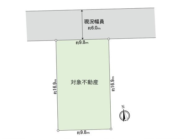 天白区中平五丁目 土地 区画図 天白区中平五丁目 土地 区画図
