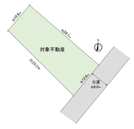 天白区向が丘四丁目 土地 区画図 区画図