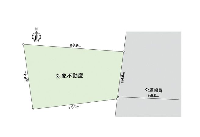 南区白雲町 土地 区画図 南区白雲町 土地 区画図