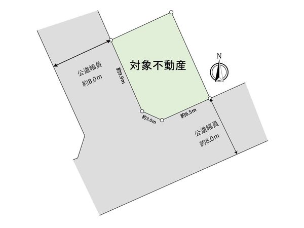 天白区原三丁目 土地 区画図 天白区原三丁目 土地 区画図
