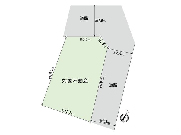 天白区高宮町 区画図 天白区高宮町 区画図