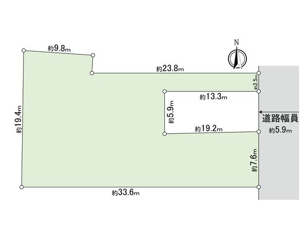 岐阜市菅原町三丁目 土地 区画図 岐阜市菅原町三丁目 土地 区画図