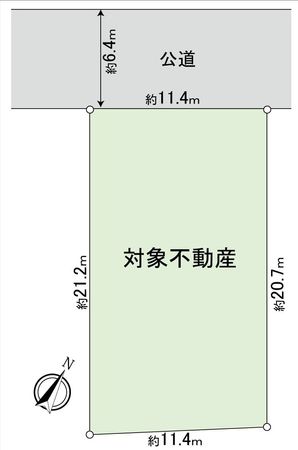 天白区植田山三丁目 土地 区画図 天白区植田山三丁目 土地 区画図