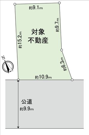天白区向が丘一丁目 土地 区画図 天白区向が丘一丁目 土地 区画図