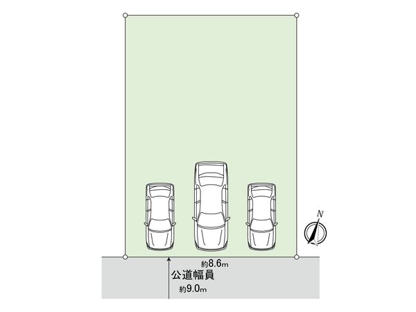 南区天白町三丁目 1号地 区画図 南区天白町三丁目 1号地 区画図