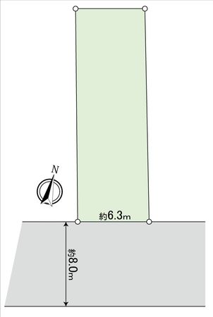 天白区原二丁目 土地 区画図 天白区原二丁目 土地 区画図