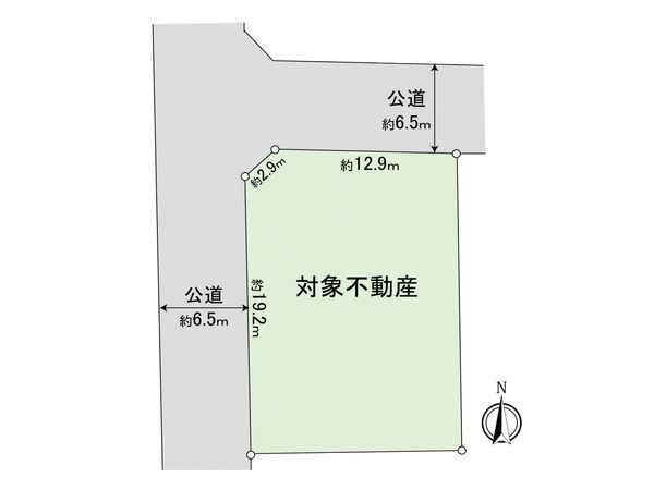 天白区梅が丘三丁目 土地 区画図 天白区梅が丘三丁目 土地 区画図