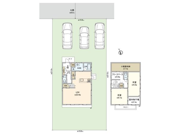 天白区天白町大字平針字黒石 間取図(平面図) 天白区天白町大字平針字黒石 間取図(平面図)