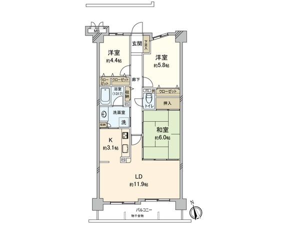 間取図(平面図)