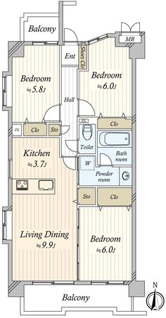 間取図(平面図)