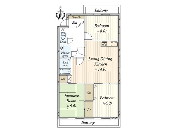 ホワイトキャッスル植田Ⅲ 間取図(平面図) ホワイトキャッスル植田Ⅲ 間取図(平面図)