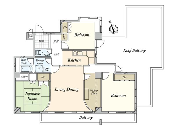 三旺マンション第3原 間取図(平面図) 三旺マンション第3原 間取図(平面図)