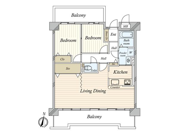 ライオンズマンション植田ヒルズ ウエストタワー 間取図(平面図) ライオンズマンション植田ヒルズ ウエストタワー 間取図(平面図)
