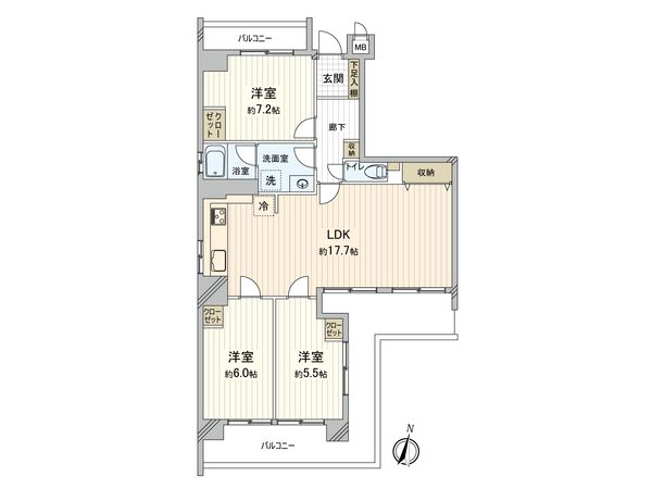 間取図(平面図)