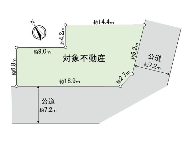 南区外山1丁目 区画図