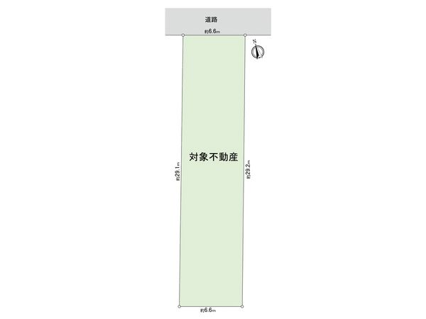 名東区代万町2丁目 2区画 区画図