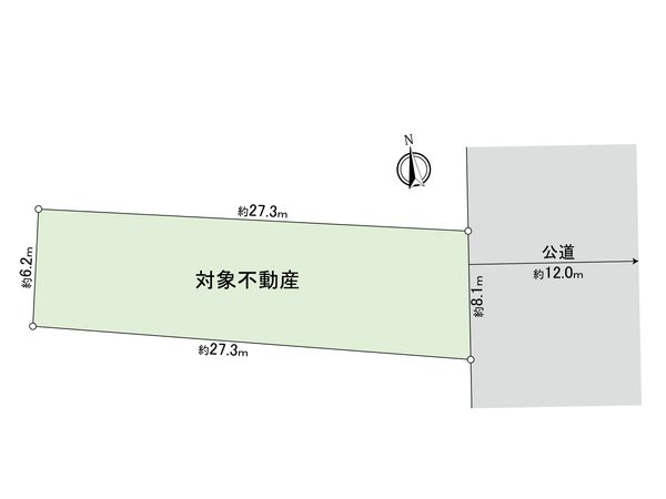 名東区西里町1丁目 2区画 区画図 名東区西里町1丁目 2区画 区画図