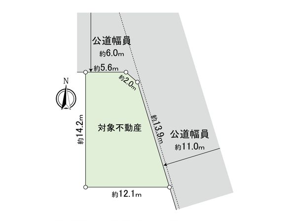 名東区八前3丁目 区画図 名東区八前3丁目 区画図
