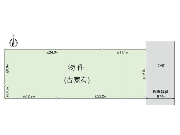 名東区代万町1丁目 区画図 名東区代万町1丁目 区画図
