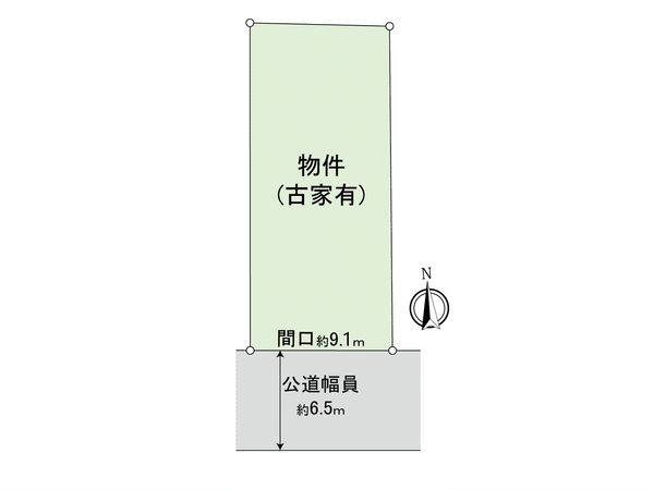 名東区貴船1丁目 区画図 名東区貴船1丁目 区画図