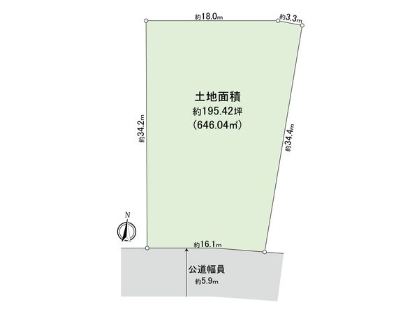 名東区代万町2丁目 区画図 名東区代万町2丁目 区画図