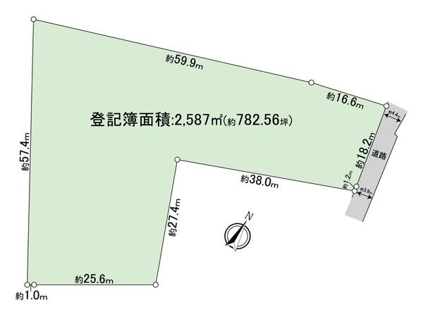 尾張旭市霞ヶ丘町北 土地 区画図 尾張旭市霞ヶ丘町北 土地 区画図
