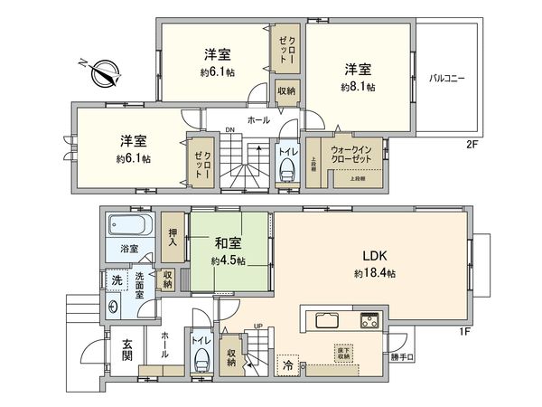 名東区猪子石原2丁目 間取図(平面図) 名東区猪子石原2丁目 間取図(平面図)
