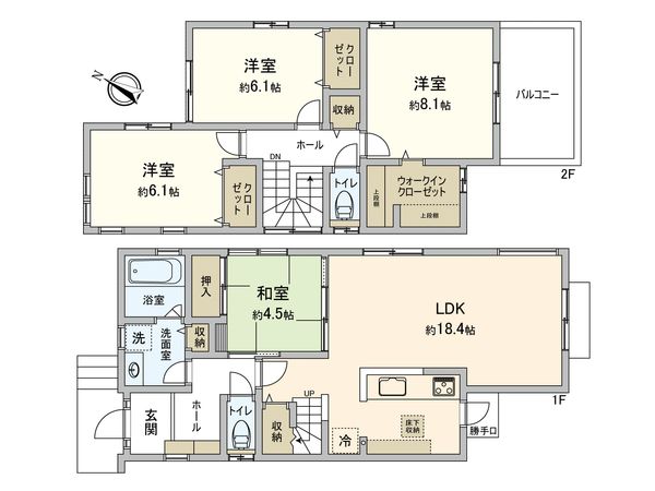 名東区猪子石原2丁目 間取図(平面図) 名東区猪子石原2丁目 間取図(平面図)