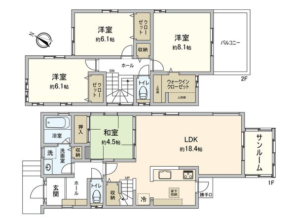 名東区猪子石原2丁目 間取図(平面図) 名東区猪子石原2丁目 間取図(平面図)