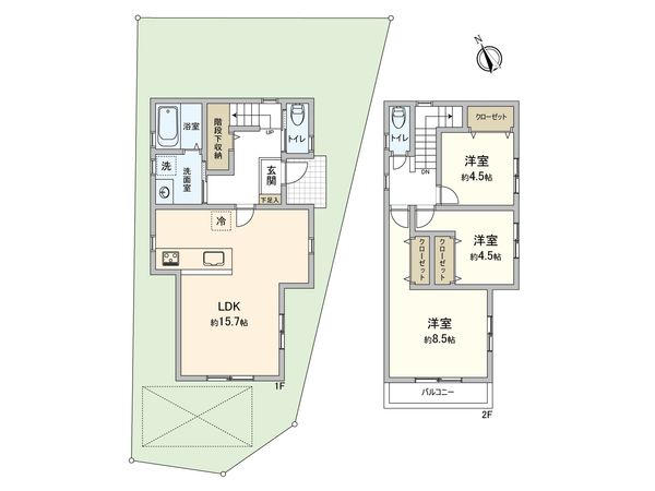 名東区松井町 間取図(平面図) 名東区松井町 間取図(平面図)