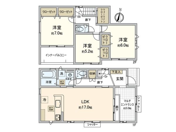 名東区梅森坂3丁目 3号棟 間取図(平面図) 名東区梅森坂3丁目 3号棟 間取図(平面図)