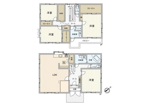名東区よもぎ台3丁目 間取図(平面図)