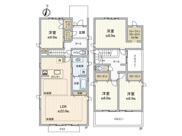 名東区社口2丁目 間取図(平面図) 名東区社口2丁目 間取図(平面図)