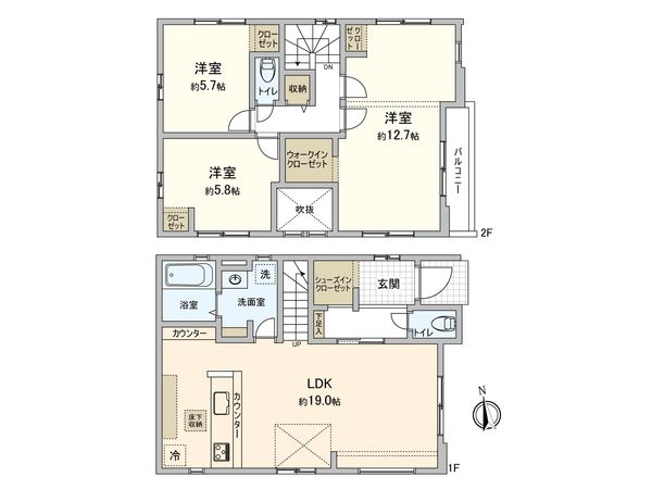 名東区大針3丁目 間取図(平面図) 名東区大針3丁目 間取図(平面図)