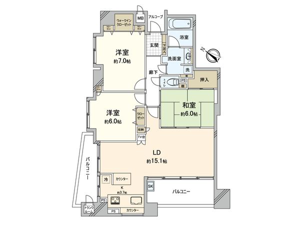 間取図(平面図)